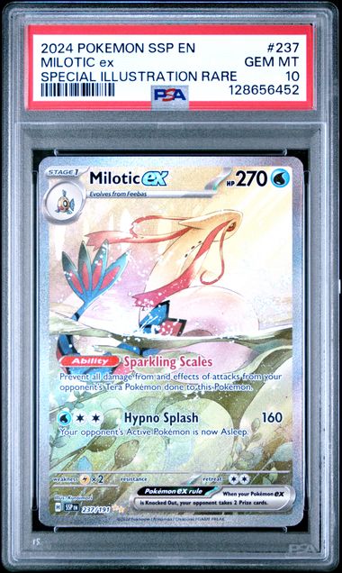 2024 POKEMON SSP EN-SURGING SPARKS #237 MILOTIC ex SPECIAL ILLUSTRATION RARE