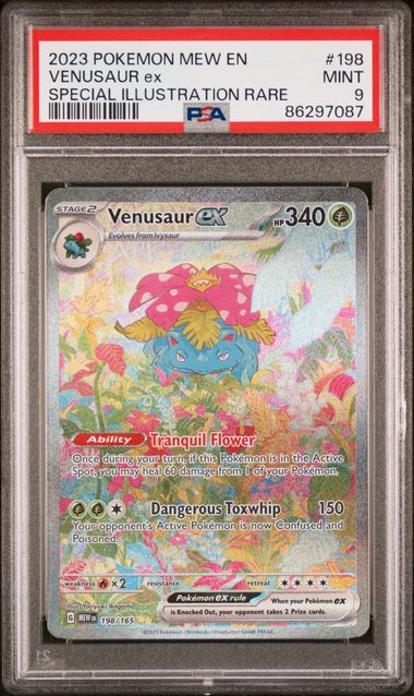 2023 POKEMON MEW EN-151 #198 VENUSAUR ex SPECIAL ILLUSTRATION RARE