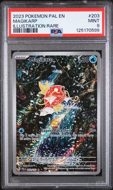 2023 POKEMON PAL EN-PALDEA EVOLVED #203 MAGIKARP ILLUSTRATION RARE